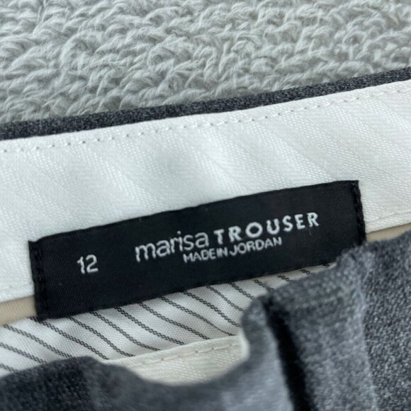 Loft Womens Marisa Trousers Size 12 Gray 3023 - Picture 5 of 11
